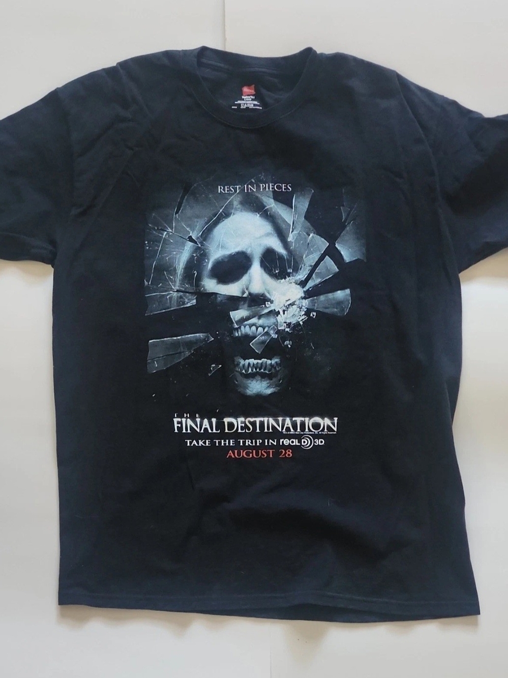 The Final Destination Vintage 2009 Movie Promo Tee Size Large